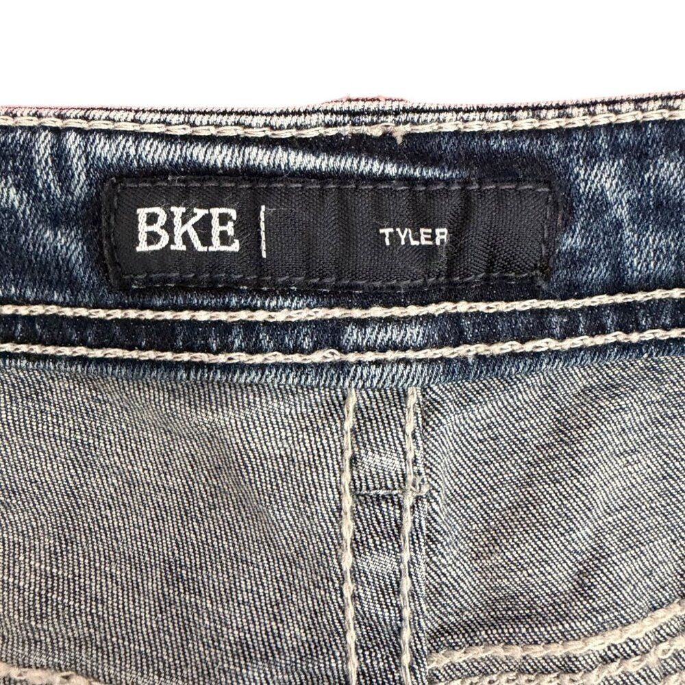 BKE Tyler Jeans  - Men's 36x36 - Relaxed Fit Stretch - Grise Color - NWT - Picture 11 of 14